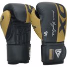 RDX F4 REX BOXING GLOVES - gold/black